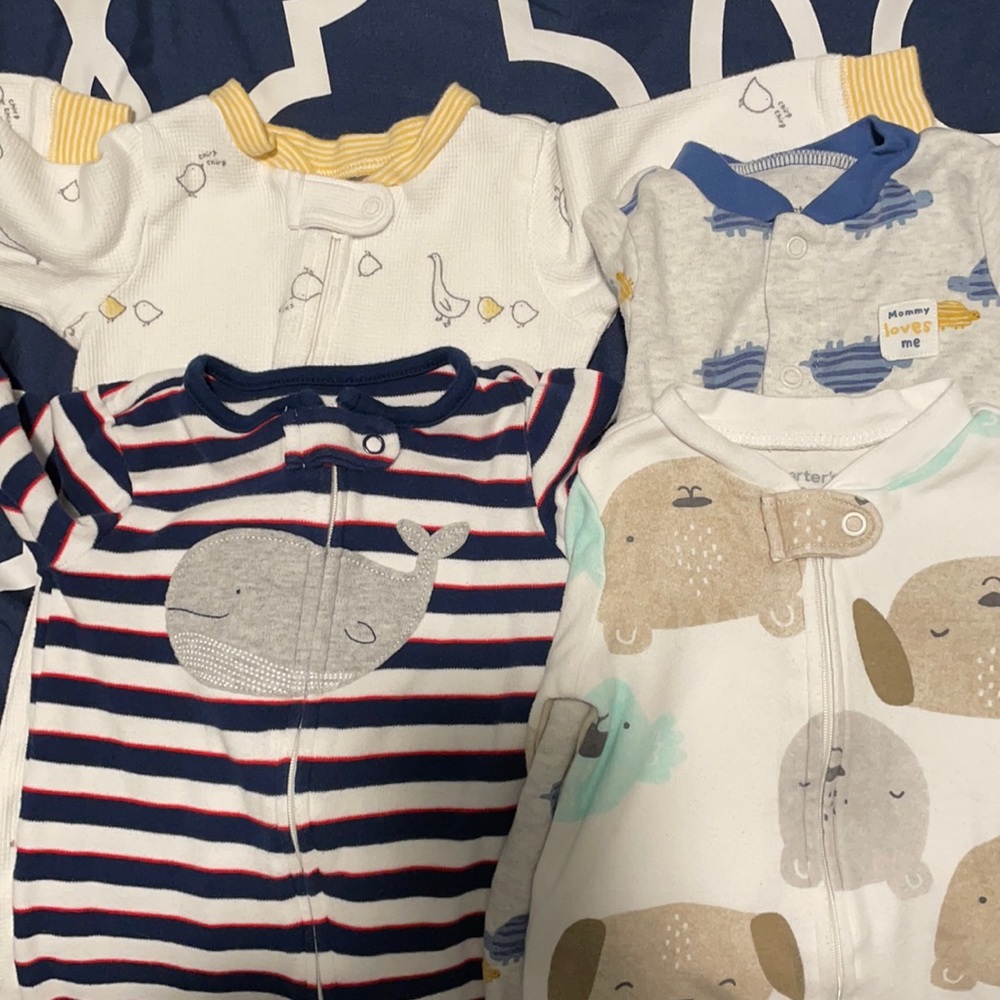 9 months footed pjs
